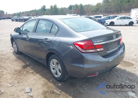 2013 Honda Civic Lx из США, поврежденный, VIN 2HGFB2F52DH562875